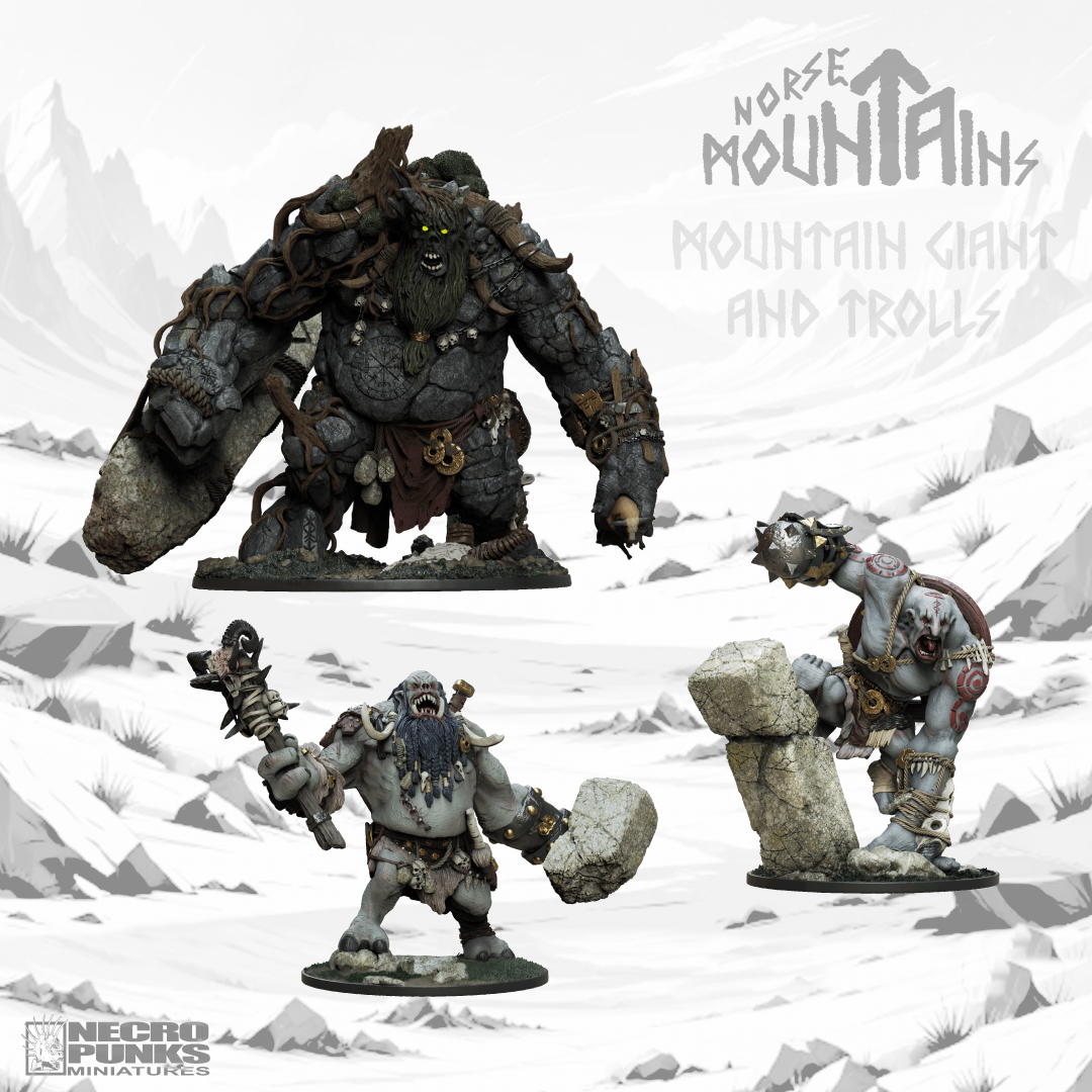Mountain Giant and Trolls - BUNDLE #17